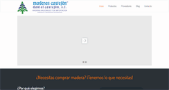 Desktop Screenshot of maderascastejon.com