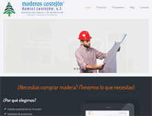 Tablet Screenshot of maderascastejon.com